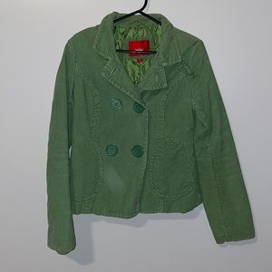 Mossino green corduroy jacket
